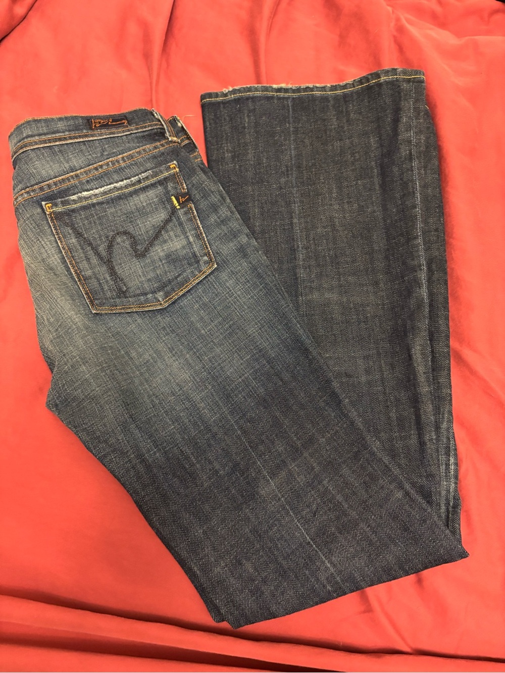 Citizens of Humanity Flare Leg Low Rise Jeans